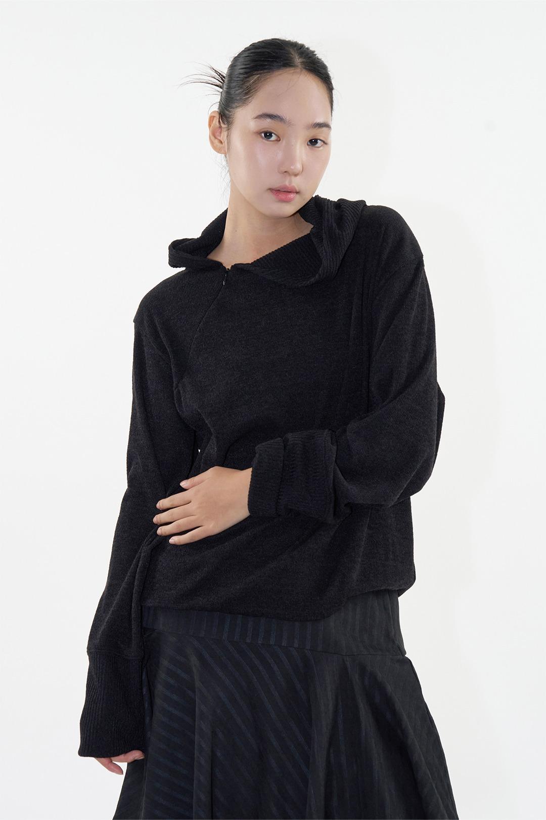 레븐 집업 후드 스웨터