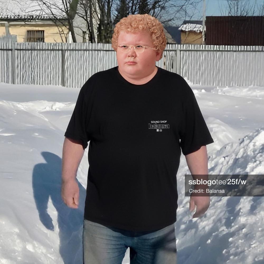 ssb logo tee (black/white)