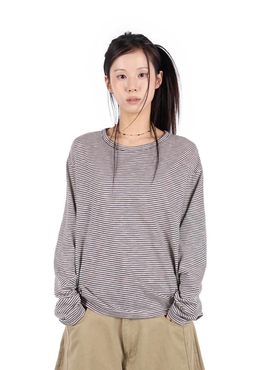 릿킴 LEON STRIPE LONG SLEEVE