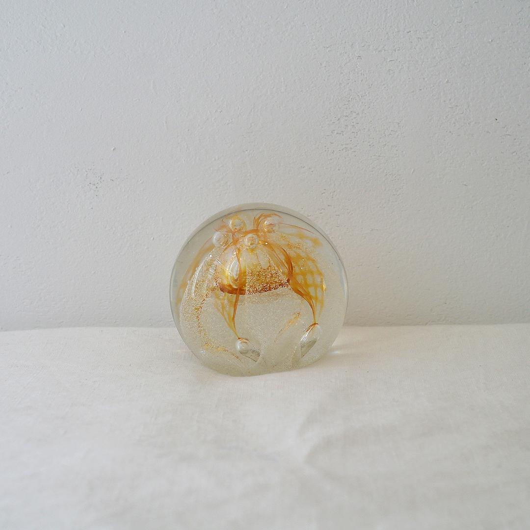 PRESSE PAPIER - Gold jellyfish