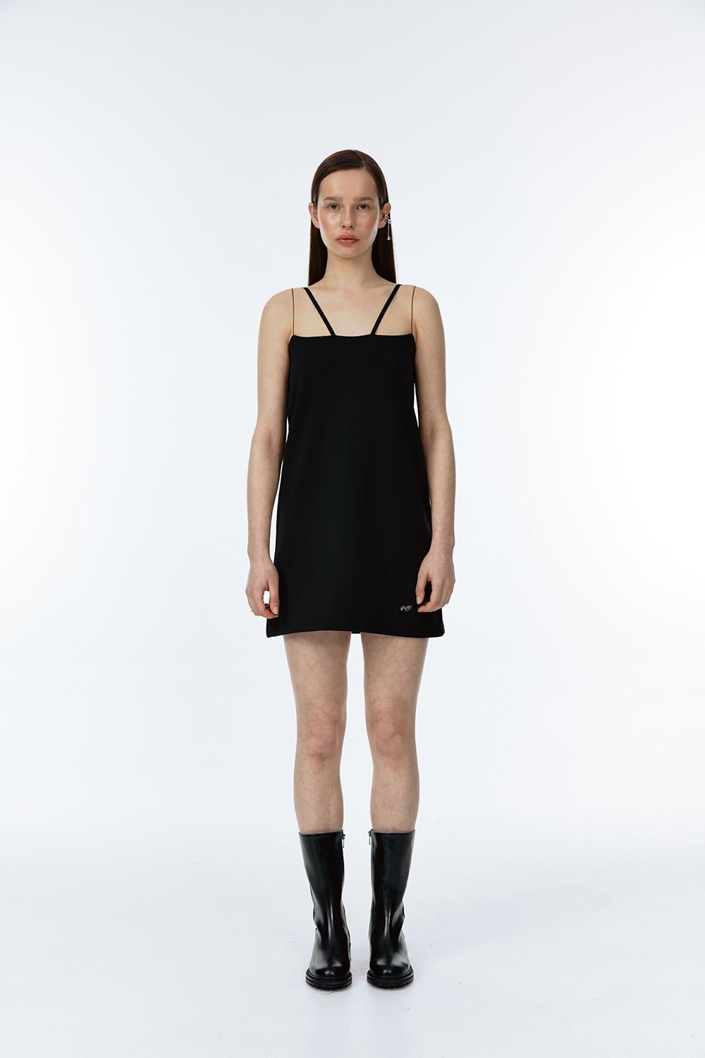 STRAP SLIP DRESS [BLACK][3/2 순차배송]