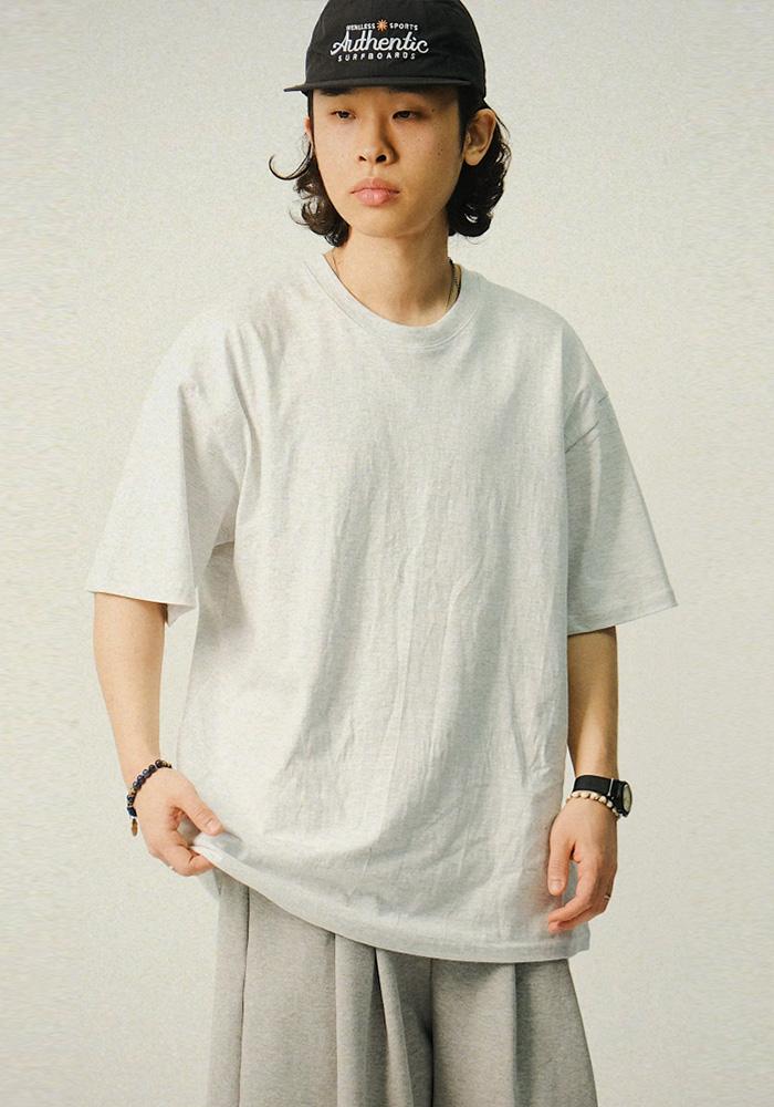 [1+1, 28000원] BL Cotton Round Short T-shirt