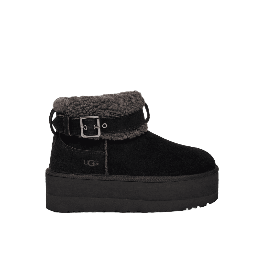 (W) UGG Ultra Mini Belted Roller Black