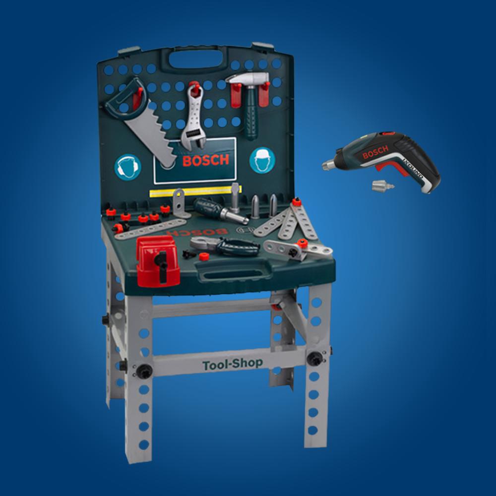보쉬토이 보쉬 공구 놀이 테이블 세트 툴샵 어린이 전동 드릴 장난감