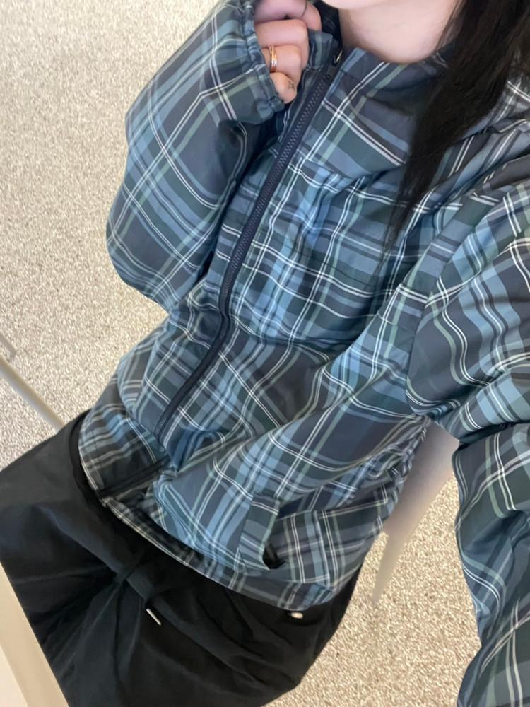 [회렌] 패턴 레이어 후드 점퍼 (2color)