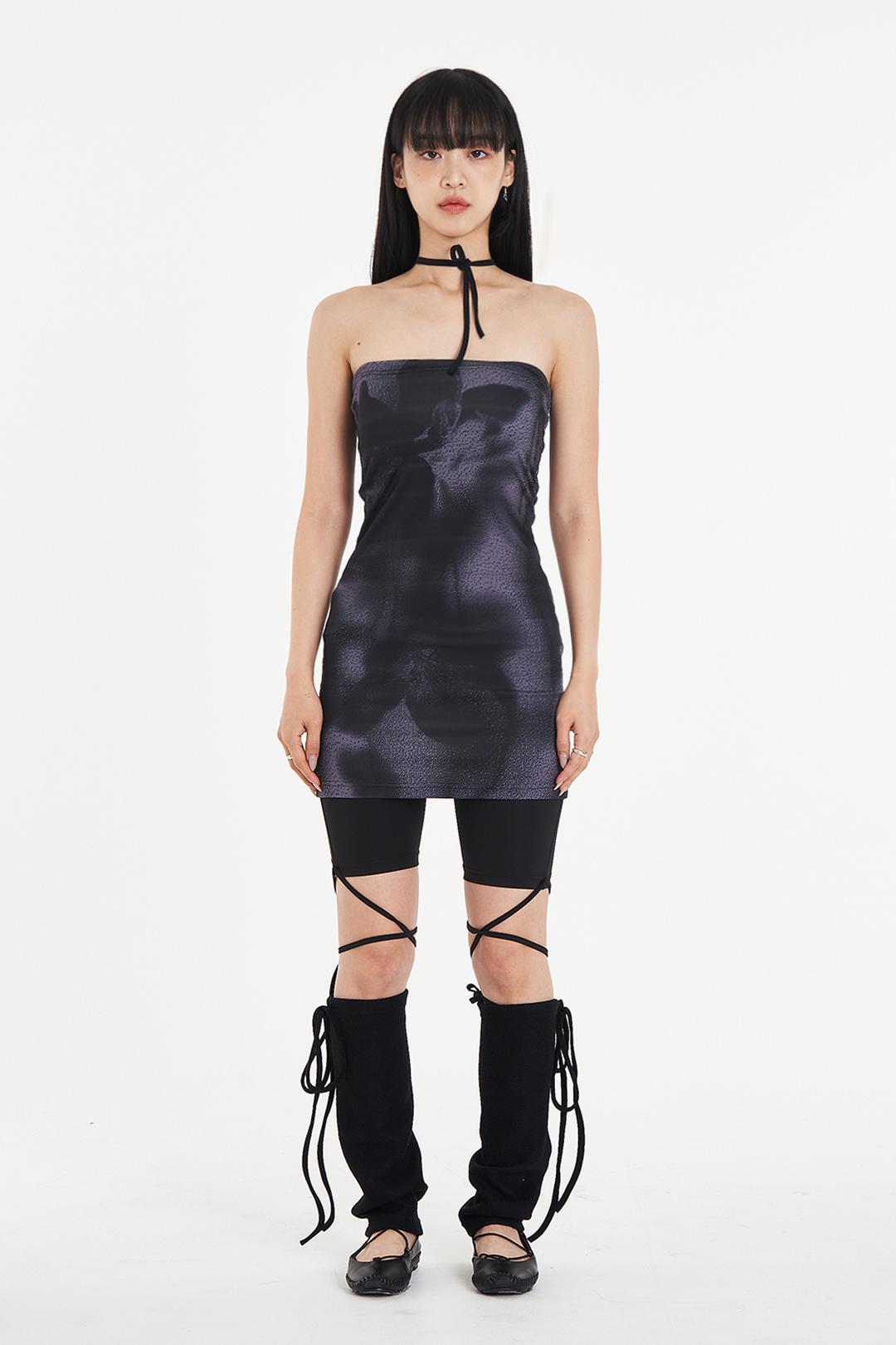 DUSTY MINI DRESS (GREY)