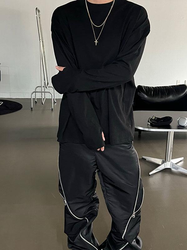 Hand warmer long sleeve T(2color)