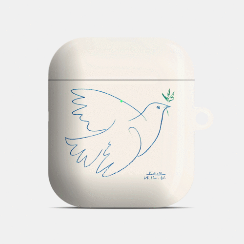 [명화 에어팟 케이스 1·2·프로][파블로 피카소] 평화의 비둘기