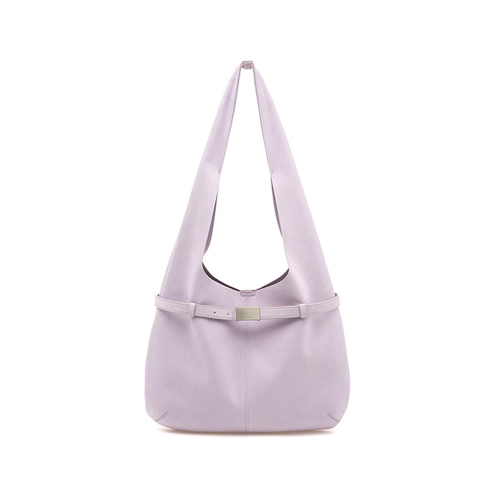 Belted Hobo Bag, Lavender