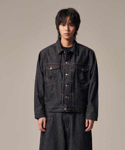Bolly Raw Denim Jacket Indigo