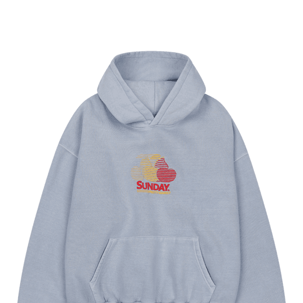 PIGMENT CHERRY HOODIE SKYBLUE