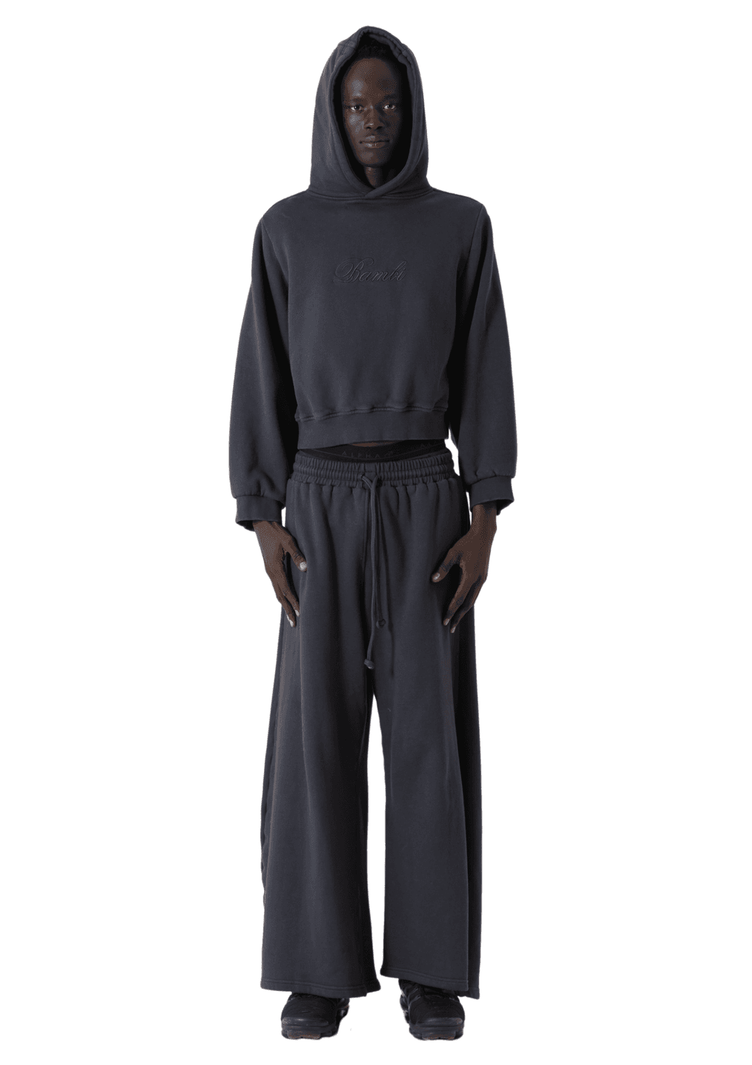 ELIJAH HOOD - VINTAGE BLACK - S-M