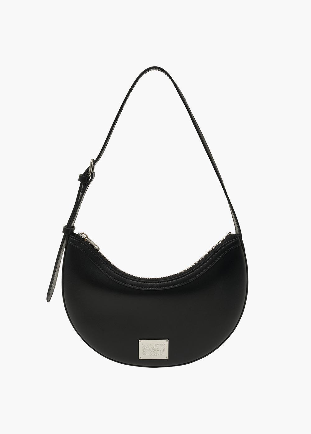 ♥MARITHE ♥CLASSIC LOGO HALF MOON SHOULDER BAG MARITHE FRANCOIS GIRBAUD CLASSIC LOGO HALF MOON SHOULDER BAG