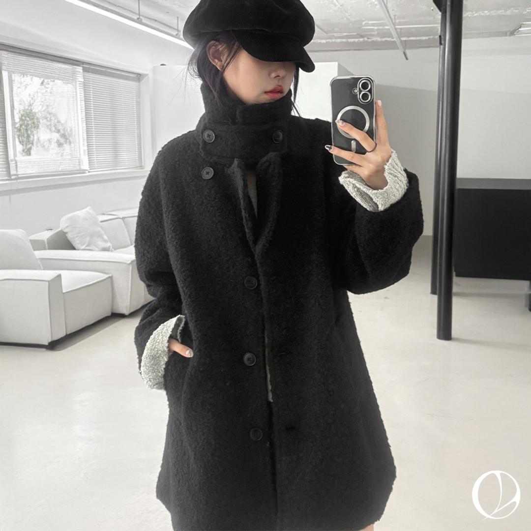 바이너리원 [BY1]테즌 부클 하프코트