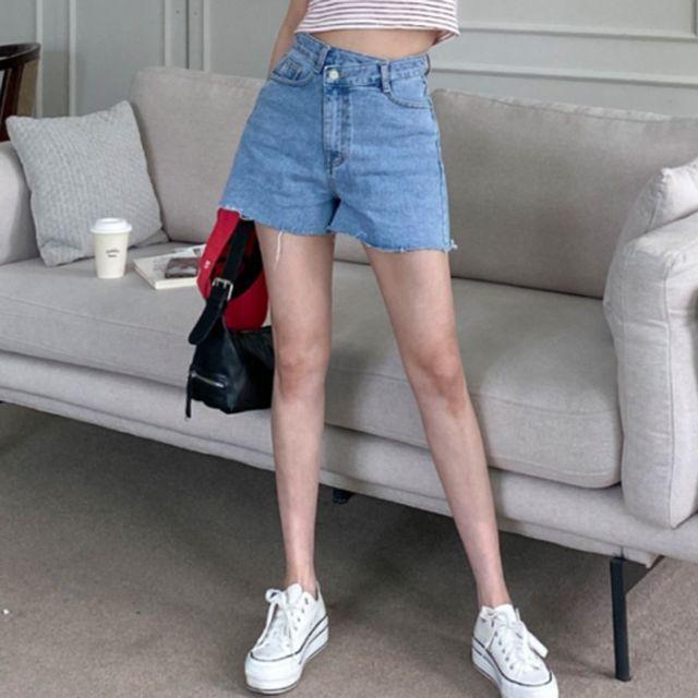 3부반바지 청반바지 데님숏팬츠 핫팬츠 키작녀청바지