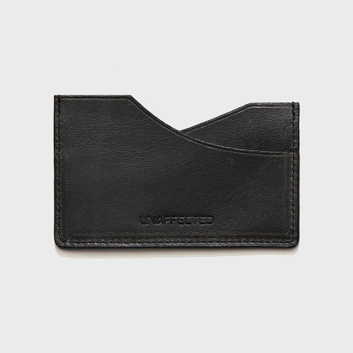 WAVY CARD HOLDER / CRACKED BLACK