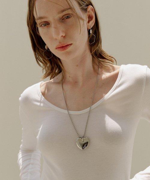 빅 하트 목걸이