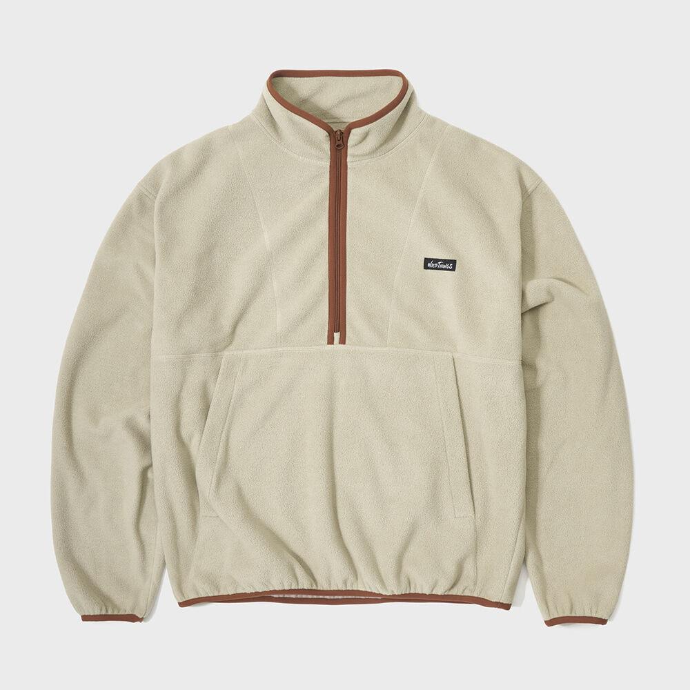WT Field Fleece Half-Zip - Oatmeal/Brown