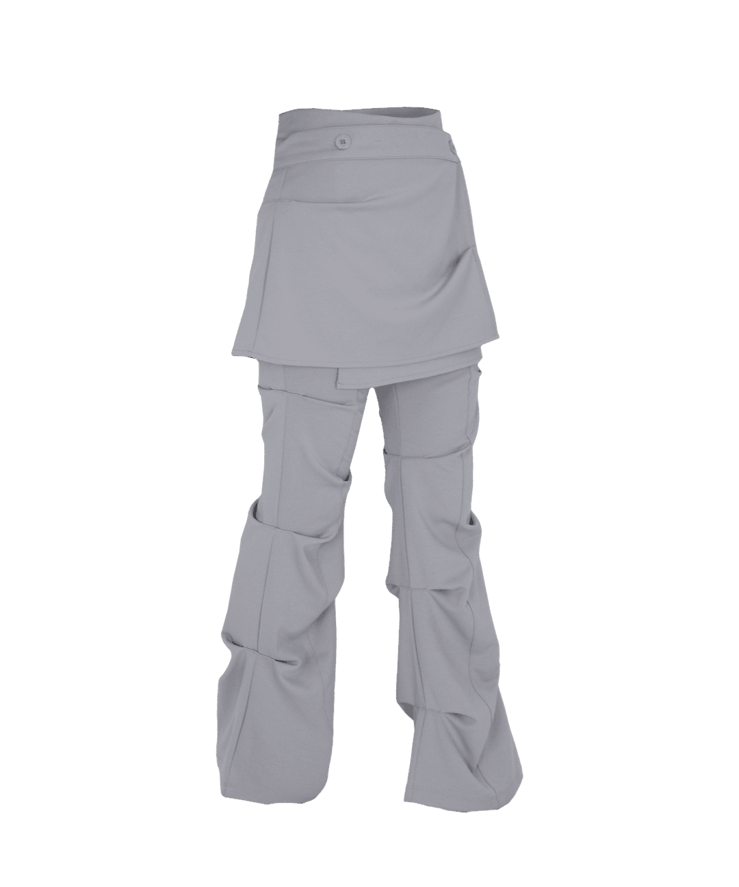 (3/15 Restock, 순차배송) Wrap Over Tuck Pants / Grey