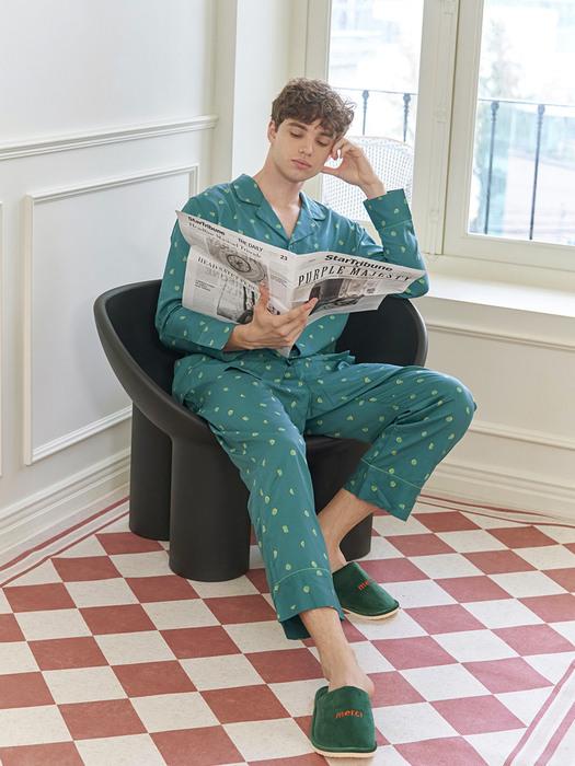 [M] 옐로우도트 면모달 파자마세트