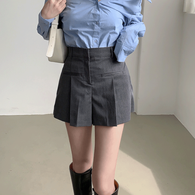 [ 핏 추천/ 트랜디 ] 멜버른 A라인 숏팬츠 슬랙스