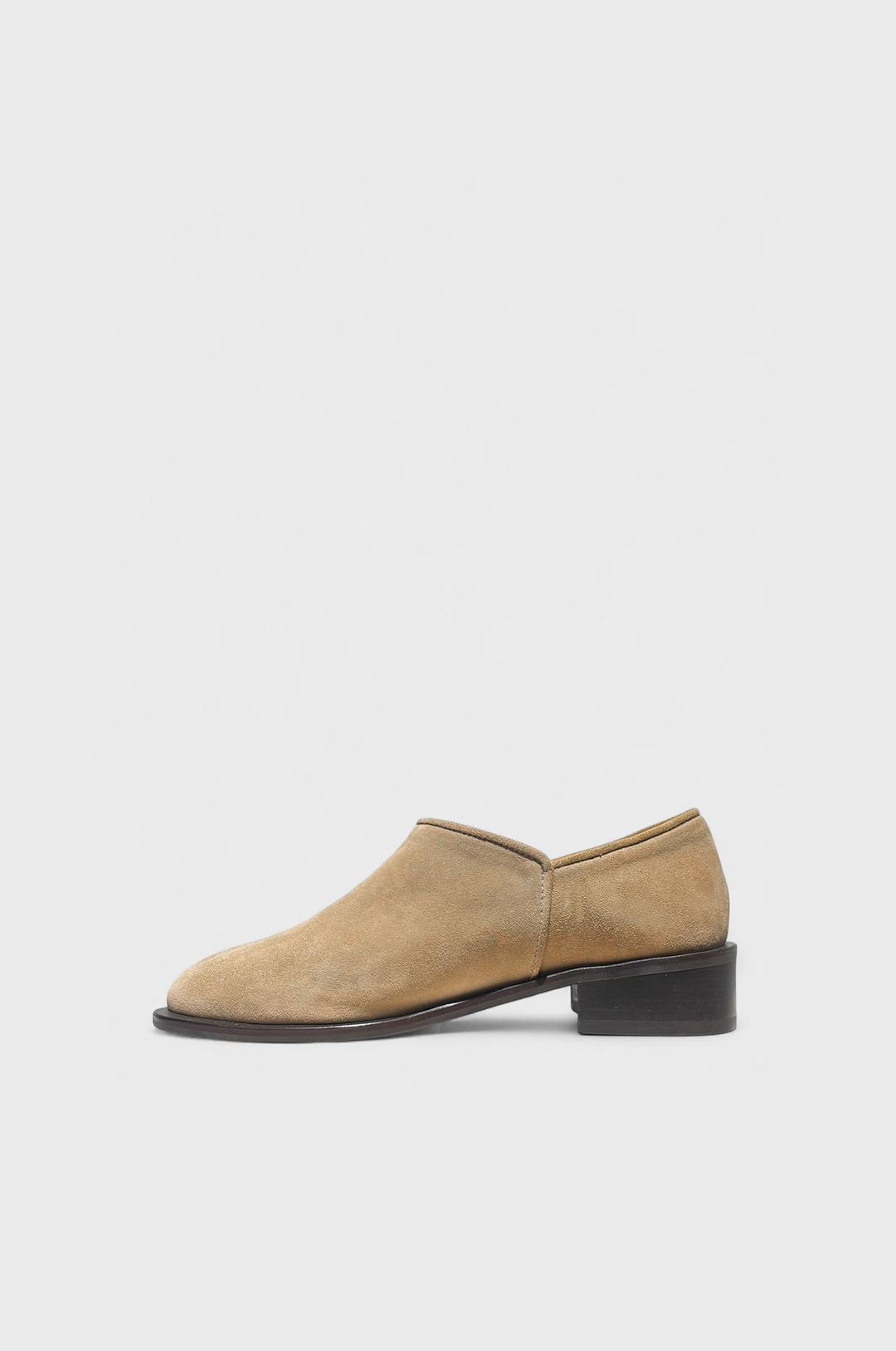 Almond Toe Loafer - Split Sand