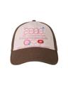 aeae X PEAKBOY WEB LOGO 5 PANNEL BALL CAP [BROWN]