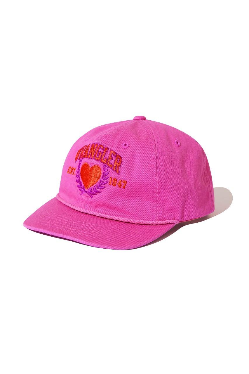 Heart Logo Snapback Pink