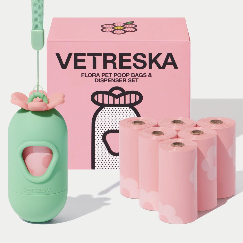 강아지 배변봉투 풉백 똥츄 디스펜서세트 105매