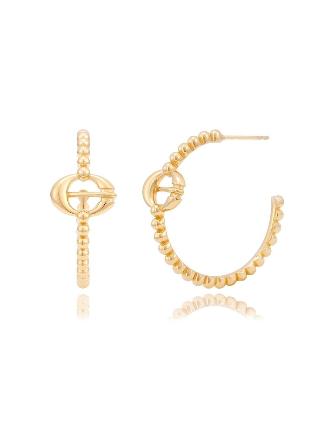 [silver 925] e Circle Studs