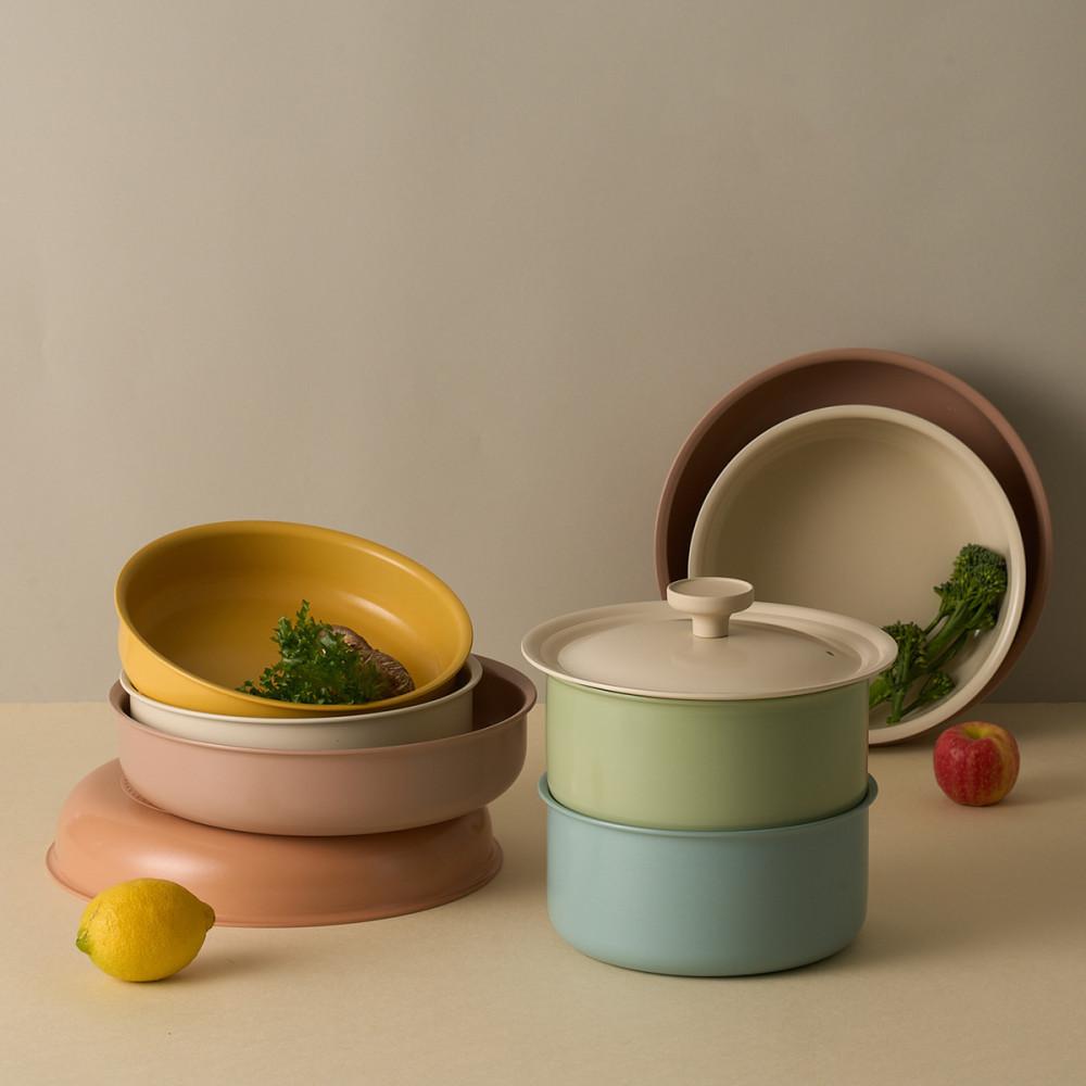 닥터하우스 단지 분리형 탈착식 멀티핸들 쿡웨어 캠핑 코펠 냄비+프라이팬 세트 7P/8P