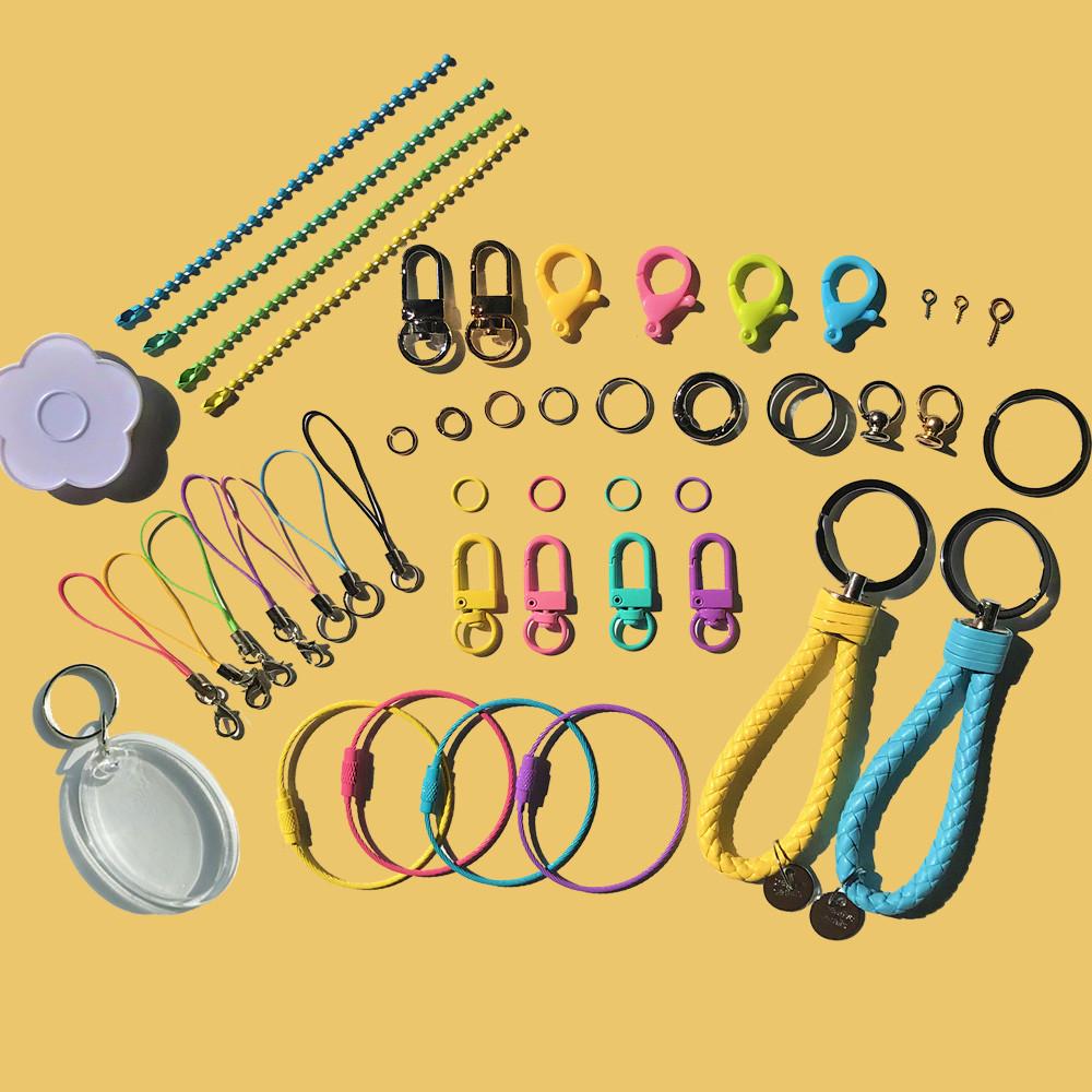 DIY 열쇠고리 부자재 키링고리 자동차키링 만들기재료 키홀더 백꾸