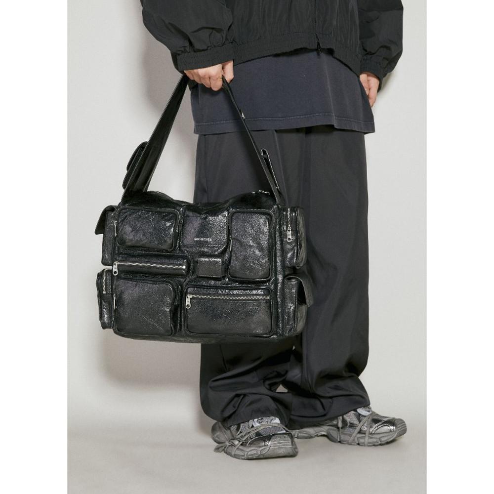 발렌시아가 슈퍼비지 라지 슬링 숄더백 702168 210C8 1000 : LNCC