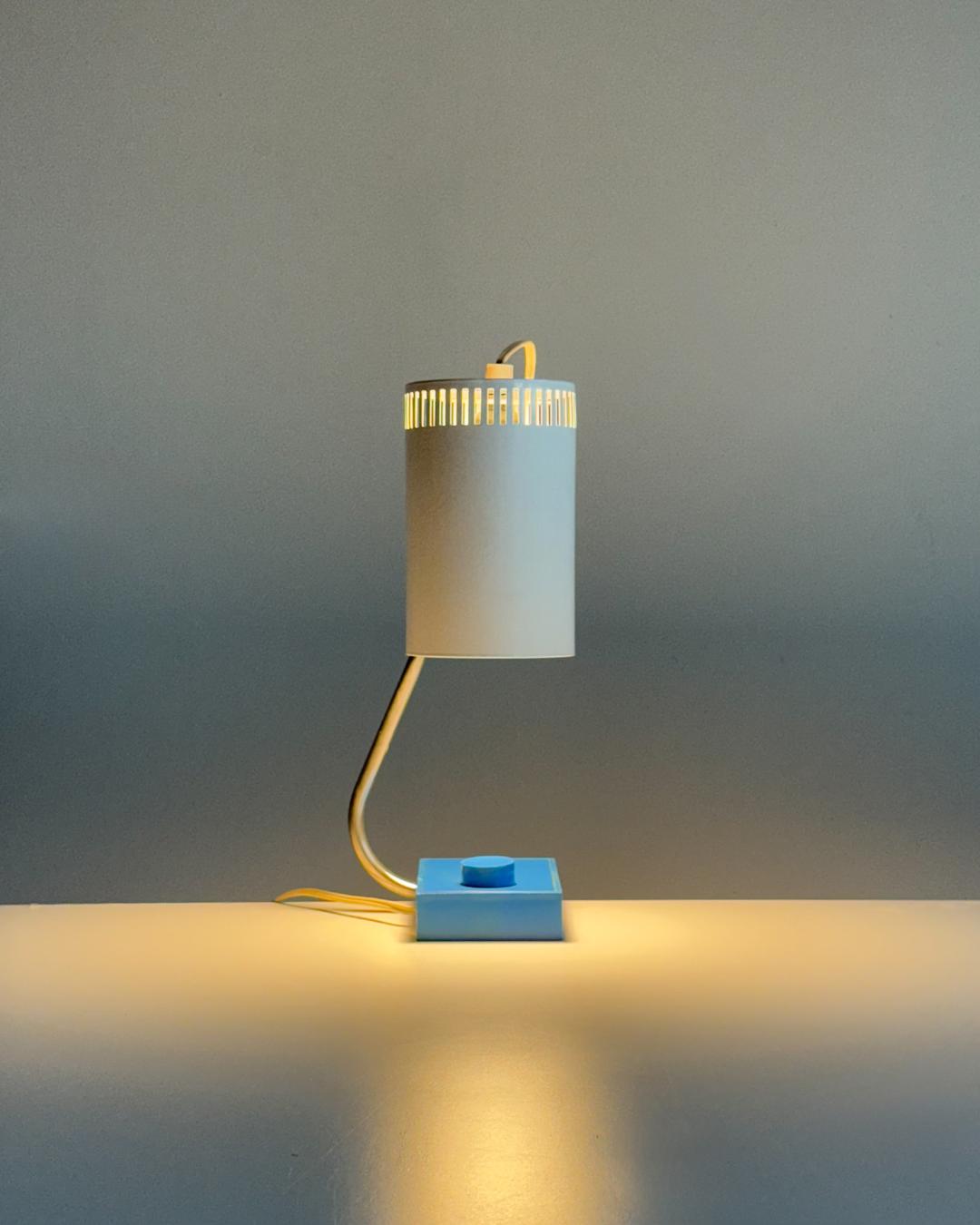 70s Vintage Cylinder Desk Lamp