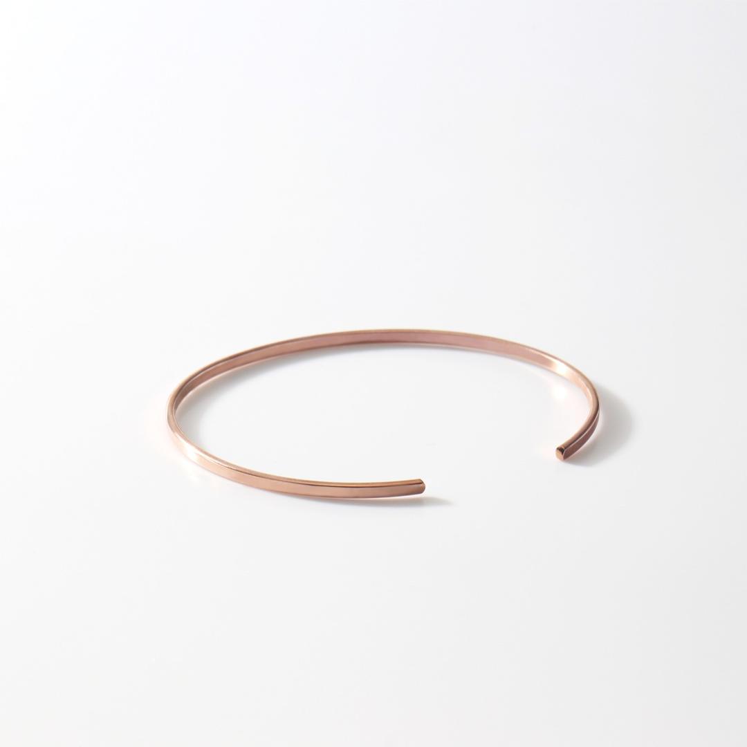 플랫 뱅글 2 로즈골드 브레이슬릿