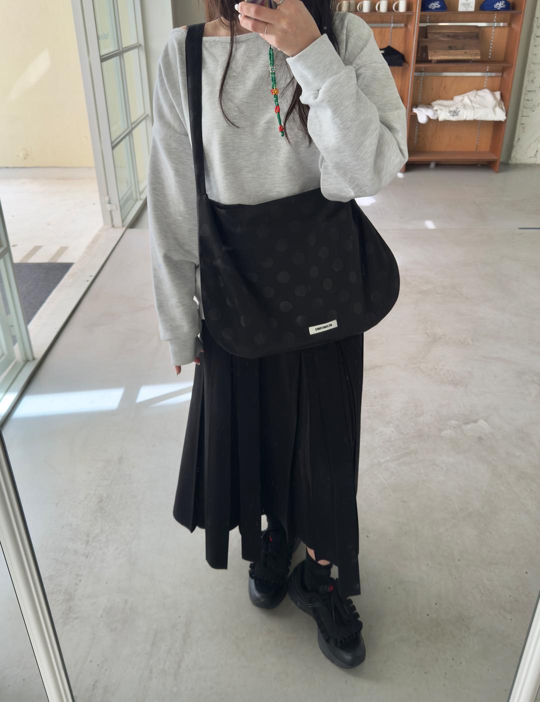 키미미 KIMIMI dots day bag  Black