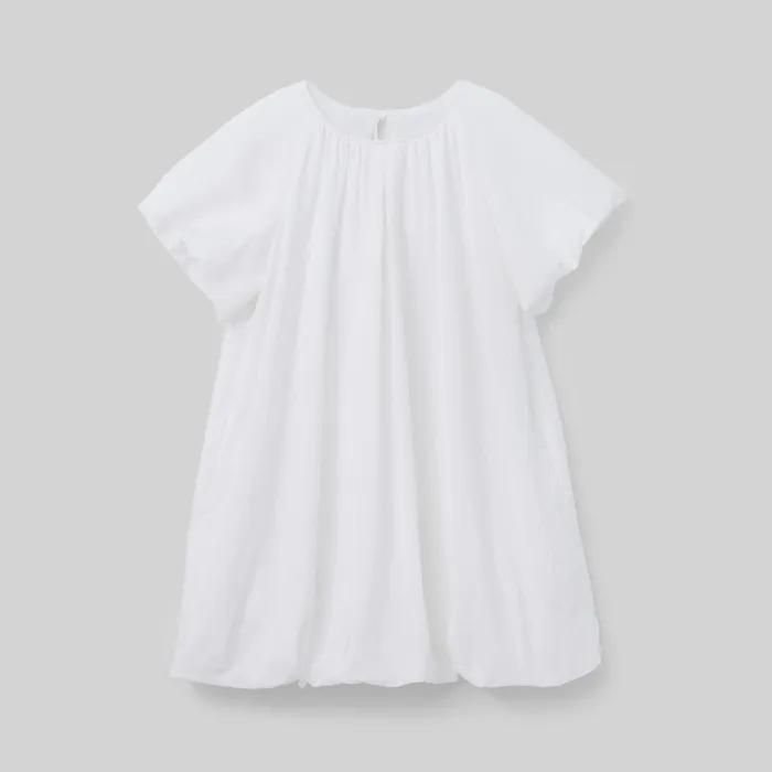 VOLUME MINI DRESS (WHITE)