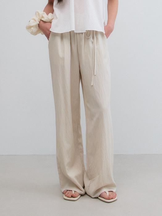 SORR BANDING PANTS_NATURAL BEIGE
