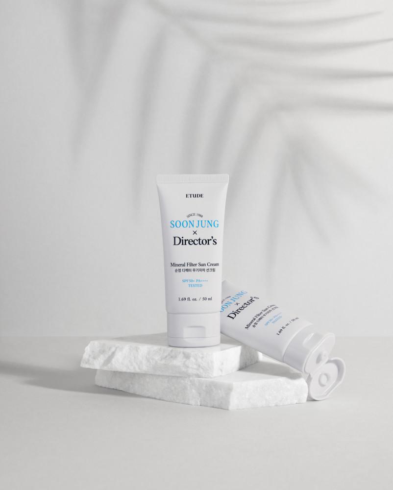 [에뛰드] 순정 디렉터 무기자차 선크림 SPF50+ PA++++, 50ml + 순정 견본 3종