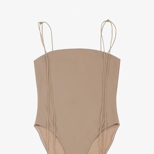 STRING ONEPIECE - SAND BEIGE