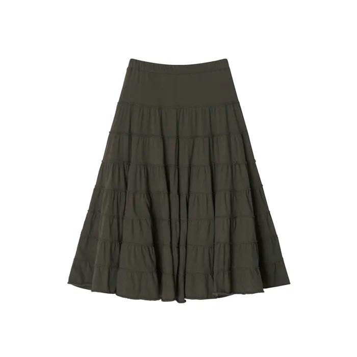 [6차] Caterpil Skirt Khaki
