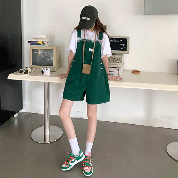 디어즈 멜빵 반바지 - dp20739