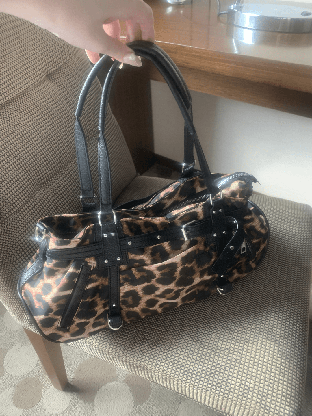 Shinjuku y2k Leopard Big Bag