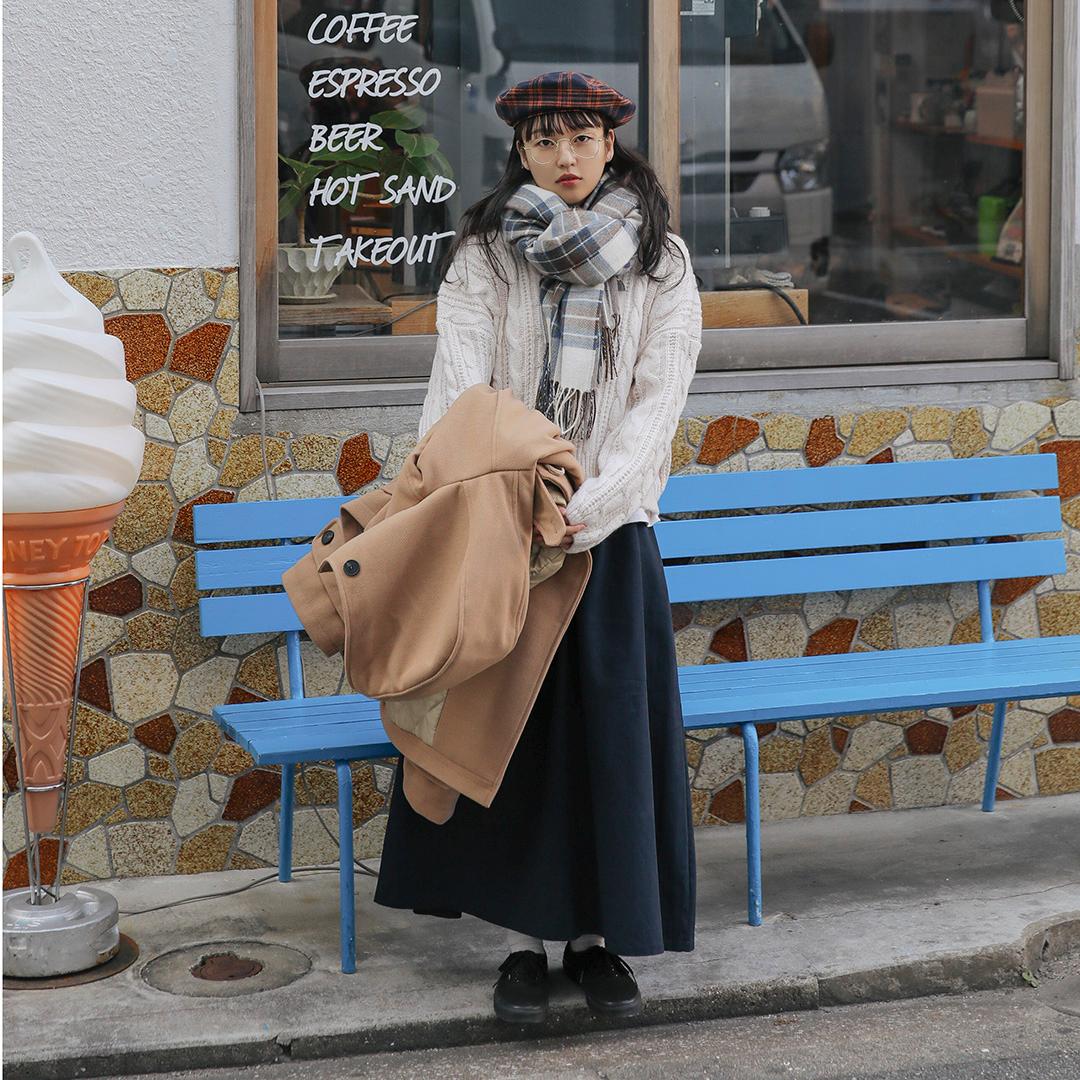 Momoto 카라 니트