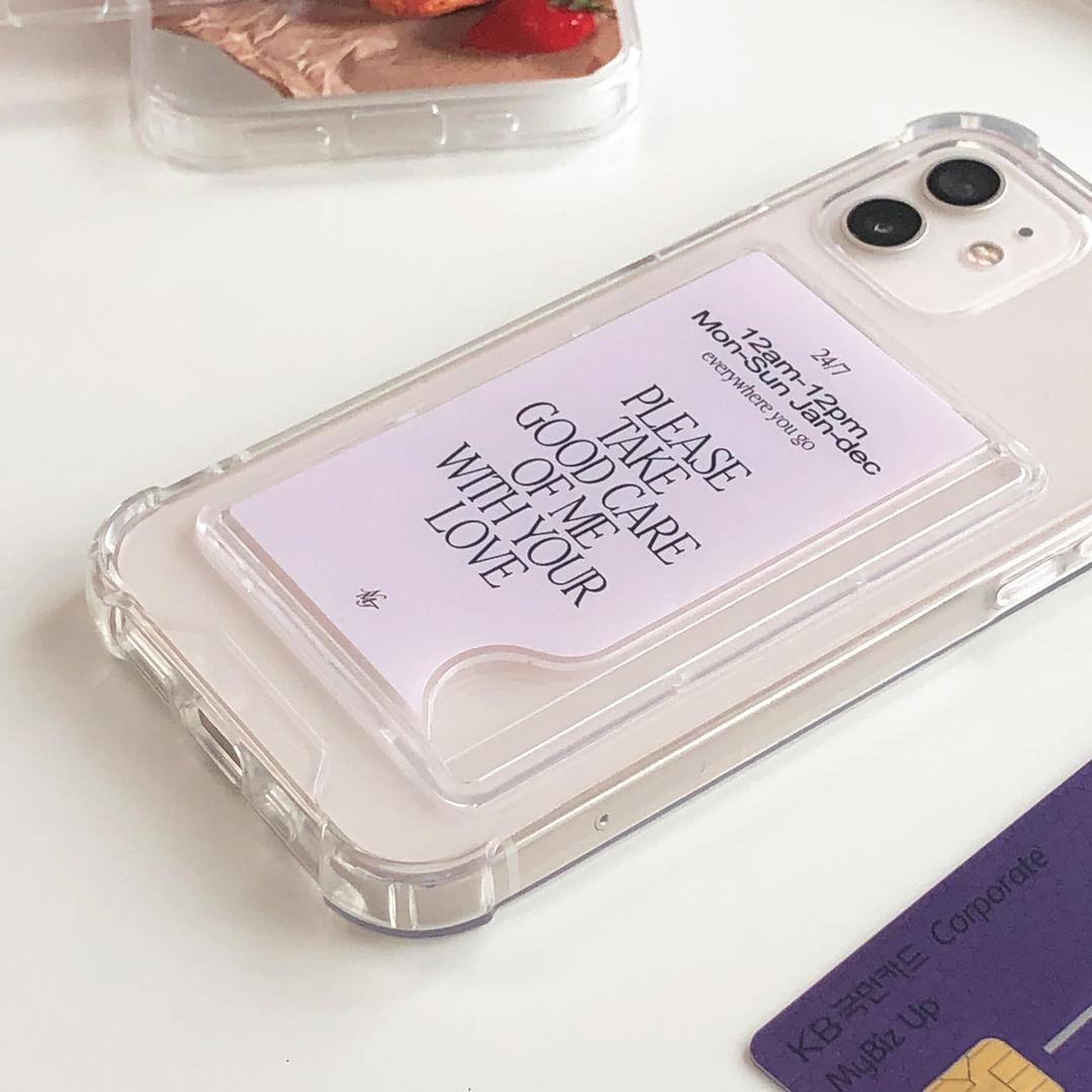 [카드/젤하드] 24/7 카드수납 폰케이스