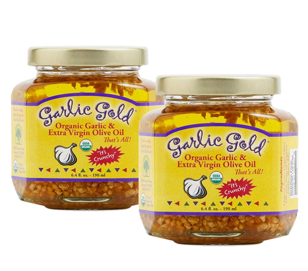 (코스트코)갈릭골드 유기농 갈릭 &엑스트라 버진 올리브오일, 190ml x 2병 / Garlic Gold Organic Garlic & Extra Virgin Olive Oil