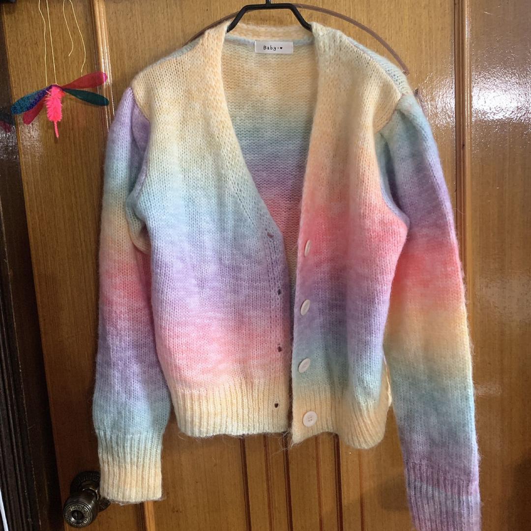 🌈 레인보우 가디건 🌈