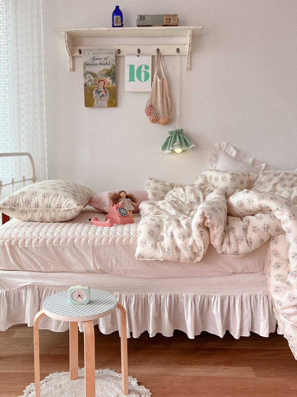 엔티크 로렌화원 쁘띠토숀 모달차렵이불 사계절/간절기 두께 모달100이불