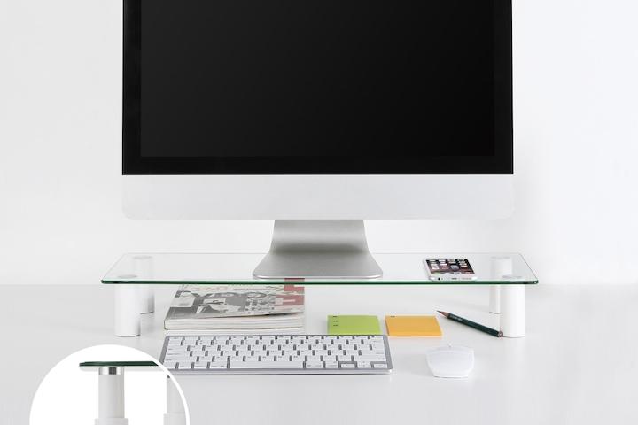 모니터 받침대 높이조절