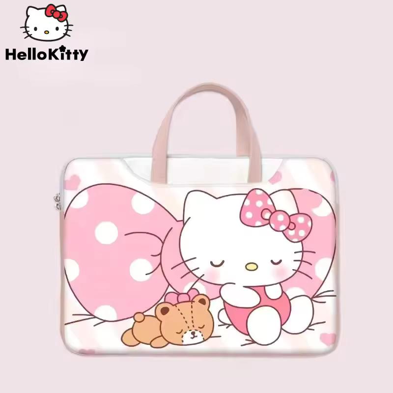Sanrio Hello Kitty Kuromi 노트북 가방 노트북 케이스 11 12 13 13.3 14 15 14.6 15.6 인치 Macbook M1 Air Pro Xiami Huawei Lenovo
